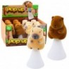 Jumping Capybara Spring Pop Up Beige Brown 10cm