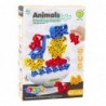 Game Skill Balance Tower Stone Animals Blocks Colored