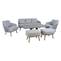 Garden furniture set MALISE 6-parts, beige