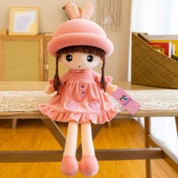 Rag Doll Soft Plush Pink Dress With Ruffles 45cm