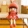 Rag Doll Soft Plush Red Dress With Ruffles 45cm