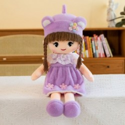 Rag Doll Soft Plush Purple Dress Hat With Ears 45cm