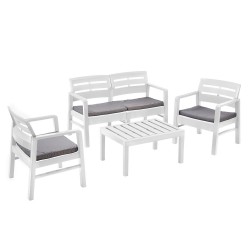 Garden furniture set JAVA table, bench, 2 chairs