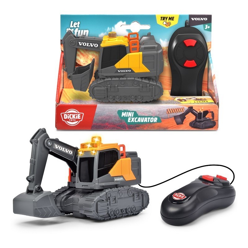 DICKIE Volvo RC Excavator Remote controlled 14cm