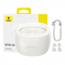 Baseus Bowie WM02 wireless headphones (white)