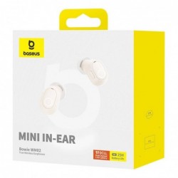 Baseus Bowie WM02 wireless headphones (white)