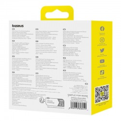 Baseus Bowie WM02 wireless headphones (white)