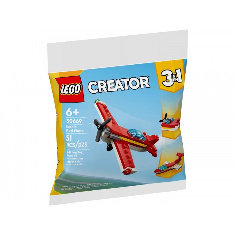 LEGO Creator 30669 Kultowy czerwony samolot