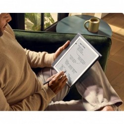 Ebook New Kindle Scribe - 2024 release 10.2” glare-free 64GB Wi-Fi (Without Lockscreen Ads) with Premium Pen Tungsten