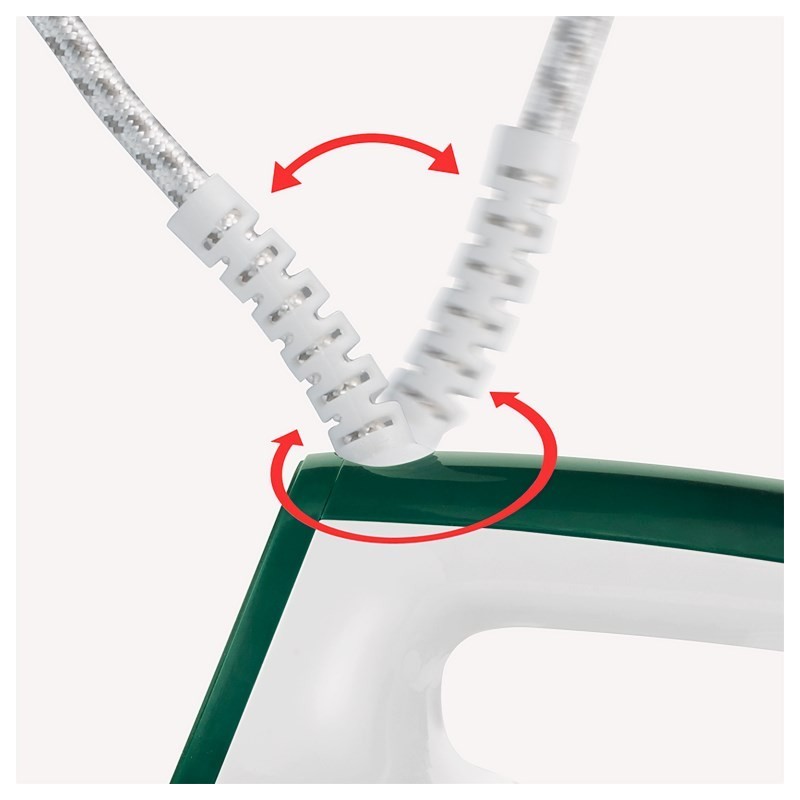 Severin BA 3261 iron Steam iron Ceramic soleplate 2400 W White, Green