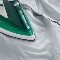 Severin BA 3261 iron Steam iron Ceramic soleplate 2400 W White, Green