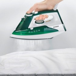 Severin BA 3261 iron Steam iron Ceramic soleplate 2400 W White, Green