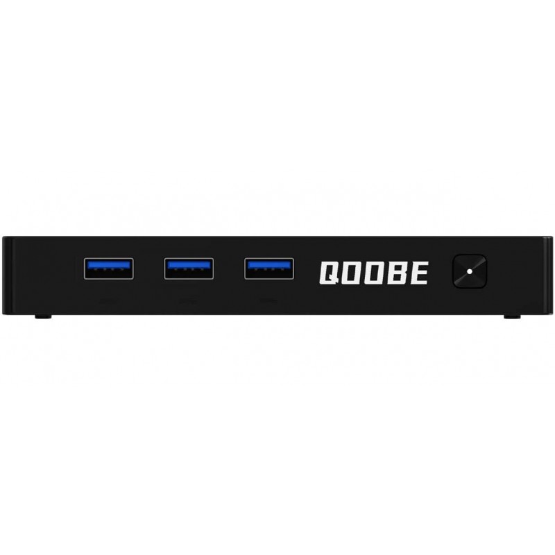 Mini PC Qoobe SUC N150/12GB/SSD 512GB/Win 11 Pro czarny
