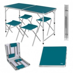 NC1633 TABLE AND CHAIRS SET BLUE NILS CAMP