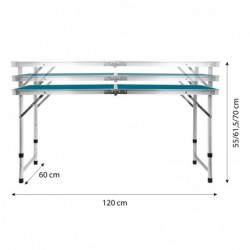 NC1633 TABLE AND CHAIRS SET BLUE NILS CAMP