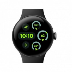 Google Pixel Watch 3 AMOLED 41 mm Digital Touchscreen Black Wi-Fi GPS (satellite)