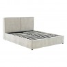 Bed DAMAN with mattress HARMONY DUO SEASON 160x200cm, beige
