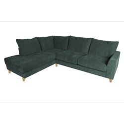 Corner sofa LAYLA LC, green