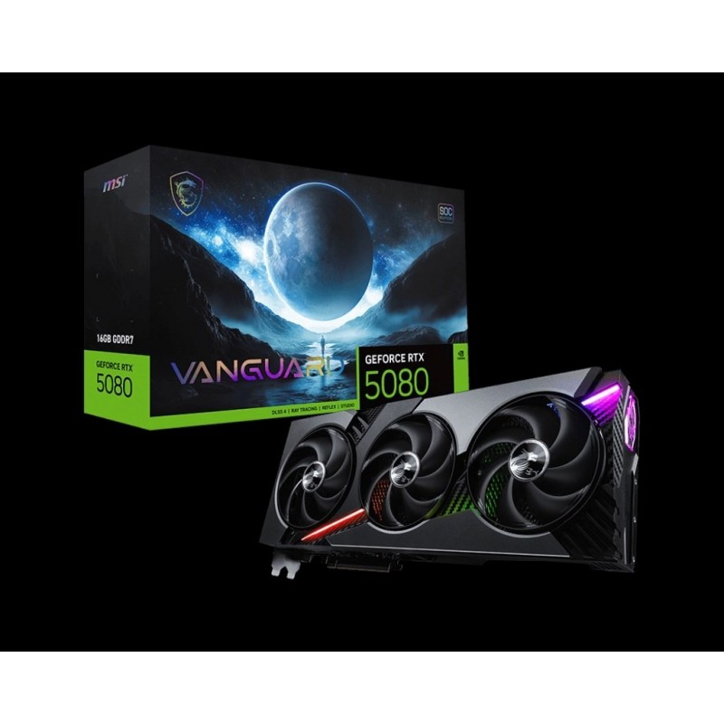 Karta graficzna MSI RTX 5080 16G VANGUARD SOC