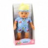 Baby Doll Blue Clothes with Patterns Hat with Ears 31cm