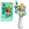 Construction Blocks Bouquet Flowers In Vase Colorful 618el