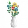 Construction Blocks Bouquet Flowers In Vase Colorful 618el