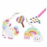 Creative Set Diamond Mosaic Keychains Unicorns Colorful