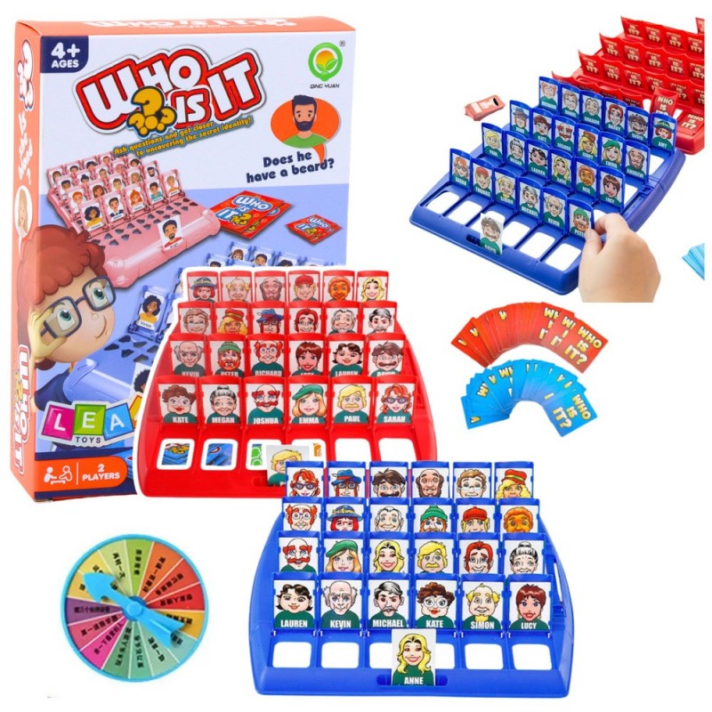 Family Game Logic Guess Who? Mini Travel 2 Boards