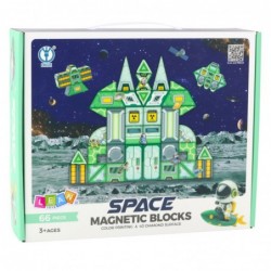 Magnetic Blocks Space Space Station 4D 66pcs
