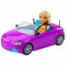Ankiki Mini Doll Car Convertible Purple Set