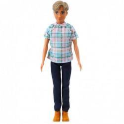 Anlily Doll Boy Accessories Suitcase Selfie Stick Glasses Bottle