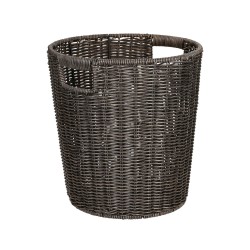 Basket BASILE D26,5 21xH28cm, dark