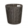 Basket BASILE D26,5 21xH28cm, dark