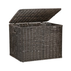 Basket BASILE 39x31xH29cm, dark