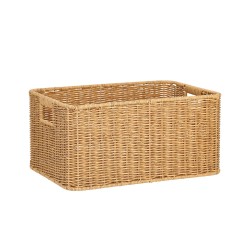 Korv BASILE 37x26xH18cm, helepruun