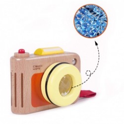 Classic World Children's Camera. Wooden Toy with a Lens