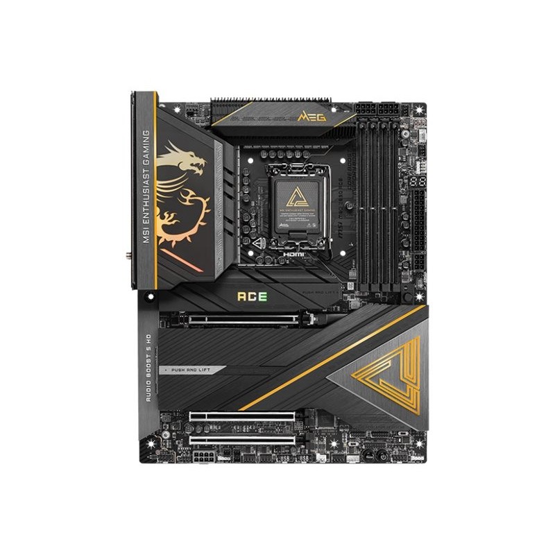 MSI MEG Z890 ACE Processor family Intel Processor socket LGA1851 Supported hard disk drive interfaces SATA, M.2 |