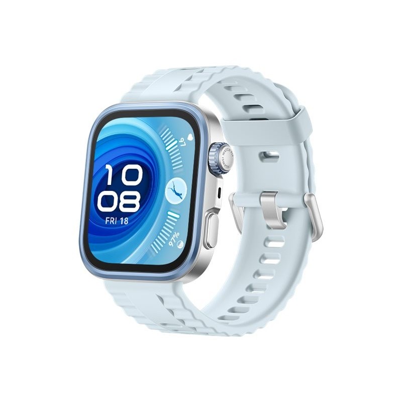 Huawei Watch FIT4 Pro, 3D Fluorelastomer Blue Strap, Titanium Body, Seiya-B29