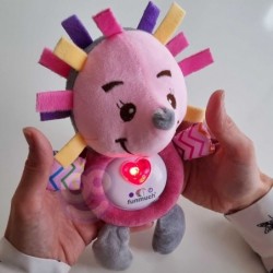 WOOPIE Interactive Soft Toy Cuddly Toy for Babies Light Sound Hedgehog Teether Sleeper