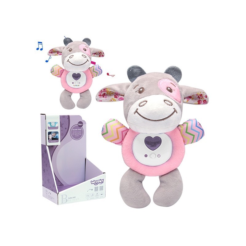 WOOPIE Интерактивная мягкая игрушка Мягкая игрушка для малышей Light Sound Bull Teether Sleeper