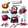 Kitchen Set Pots Food Battery Operated Hob Accessories 36 pcs