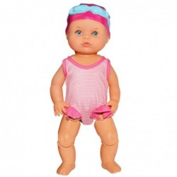 Baby Doll Floating Bath Moves Limbs Pink Outfit