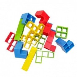 Balance Tower Skill Game Blocks 22 Cards 16 Blocks