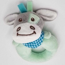 WOOPIE Rattle Plush toy A cuddly toy for babies. Donkey Teether