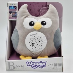 WOOPIE Cuddly Sleeper Projector 2in1 Owl - 10 колыбельных