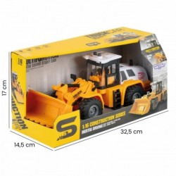 WOOPIE Koparka Ładowarka Budowlana 1:16 Efekty Świetlne i Dźwiękowe