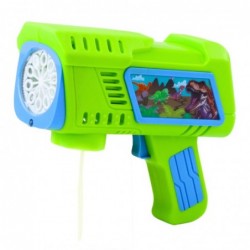 Bubble Gun LED Green Dinosaur