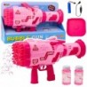 Large Electric Bubble Gun 64 Holes Pink