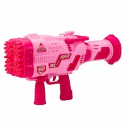 Large Electric Bubble Gun 64 Holes Pink