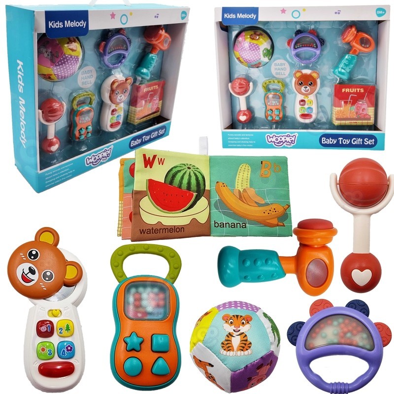 WOOPIE interaktiivsete sensoorsete mänguasjade komplekt 7in1 Õppige imikutele loendama
